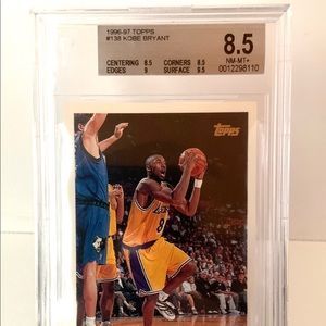 Kobe Bryant 96-97 Topps Rookie #138 BGS 8.5